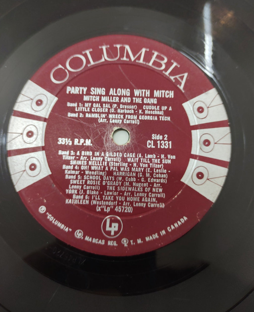 Mitch Miller & The Gang – Party Sing Along With Mitch Vinyl LP Pop Vocal