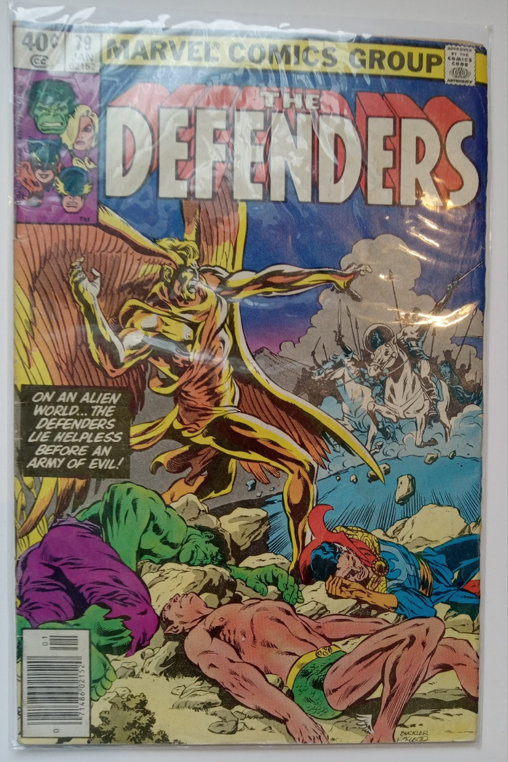 Defenders #79 (1980) Mandrill, Wasp, Yellowjacket, Herb Trimpe Bagged/Boarded