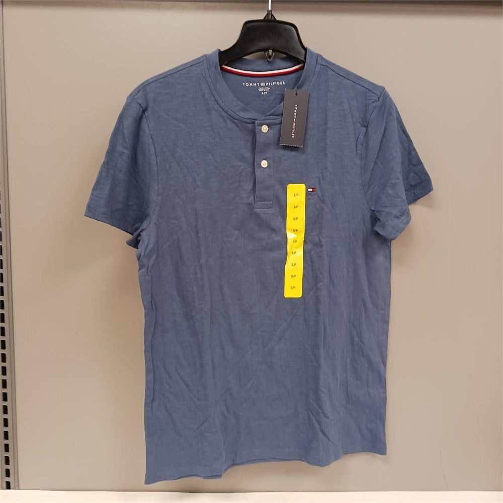 NWT Men’s Tommy Hilfiger Blue Crewneck T-Shirt Size Small – Classic Fit
