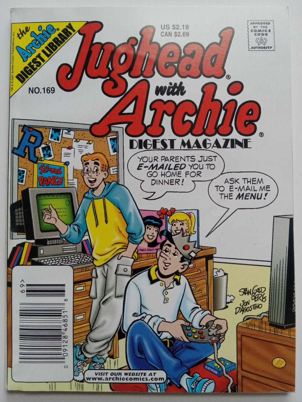 Archie Digest Magazine #169 – Jughead & Archie Special Edition (2001)
