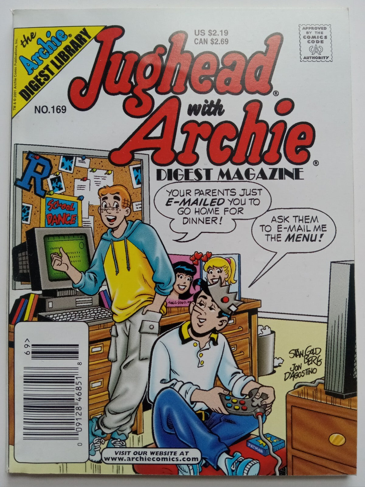 Archie Digest Magazine #169 – Jughead & Archie Special Edition (2001)