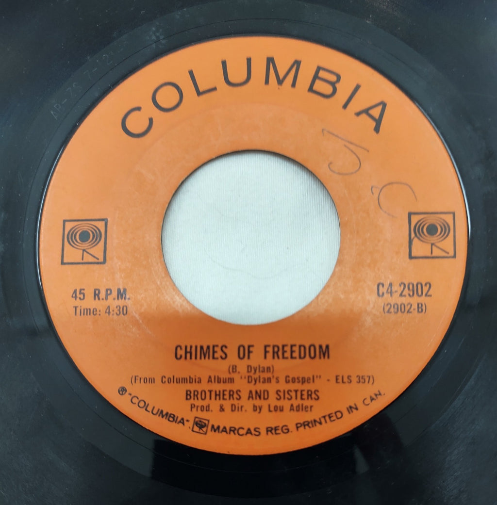 Brothers & Sisters – The Mighty Quinn 7” Columbia C4-2902 Canada Dylan