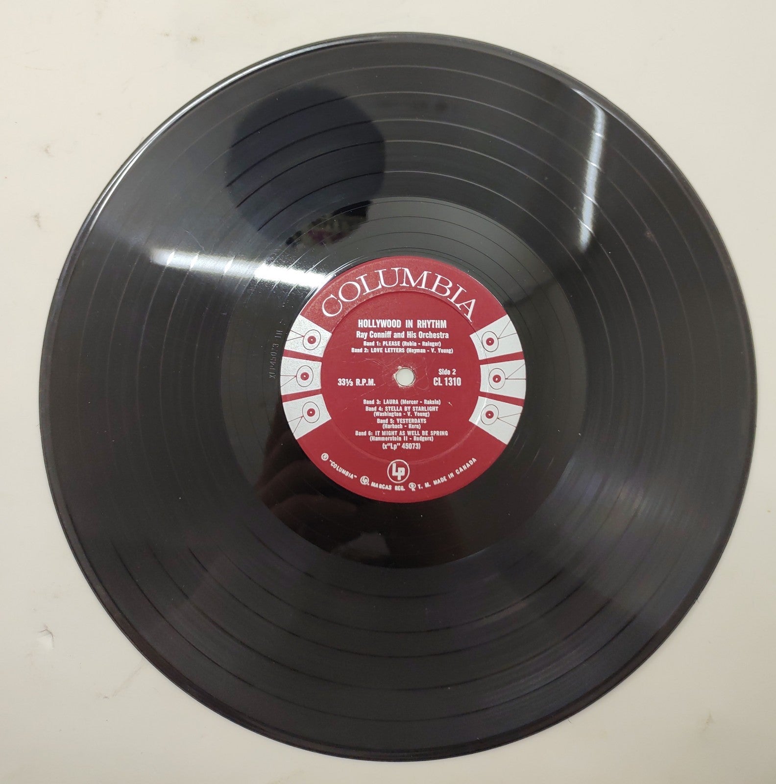 Ray Conniff – Hollywood in Rhythm Mono Vinyl LP Columbia Orchestra 1950s