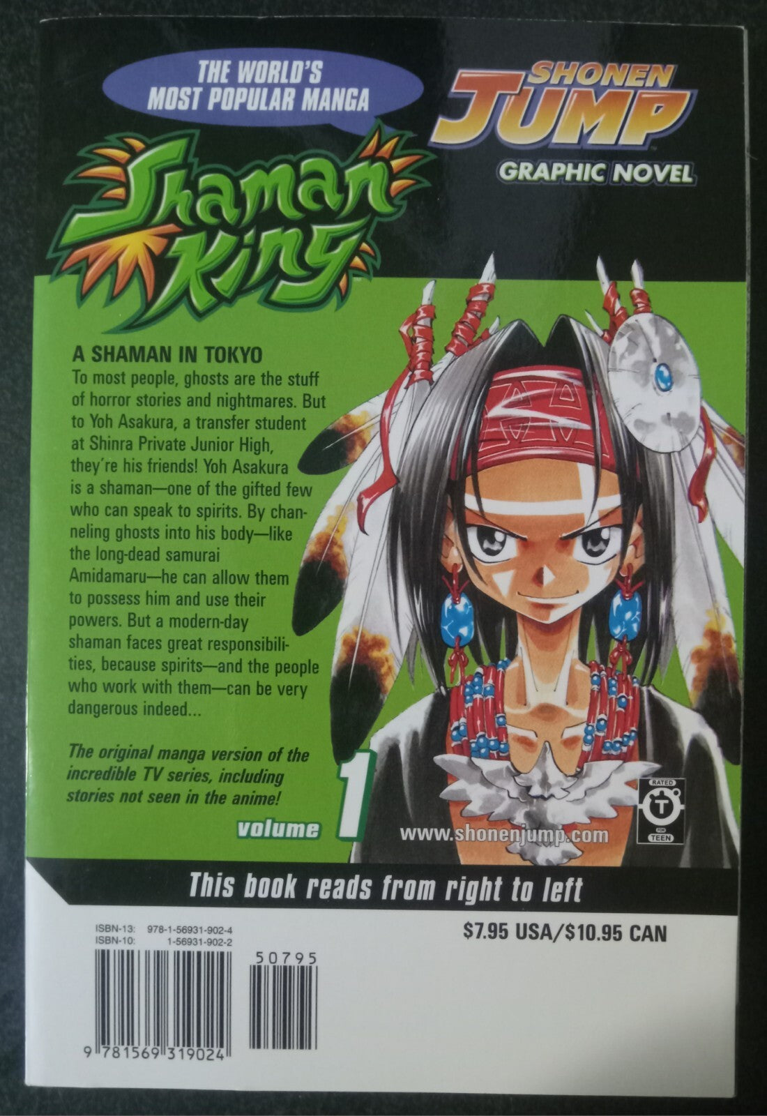 Shaman King Vol 1 by Hiroyuki Takei – Viz Manga PB VG+
