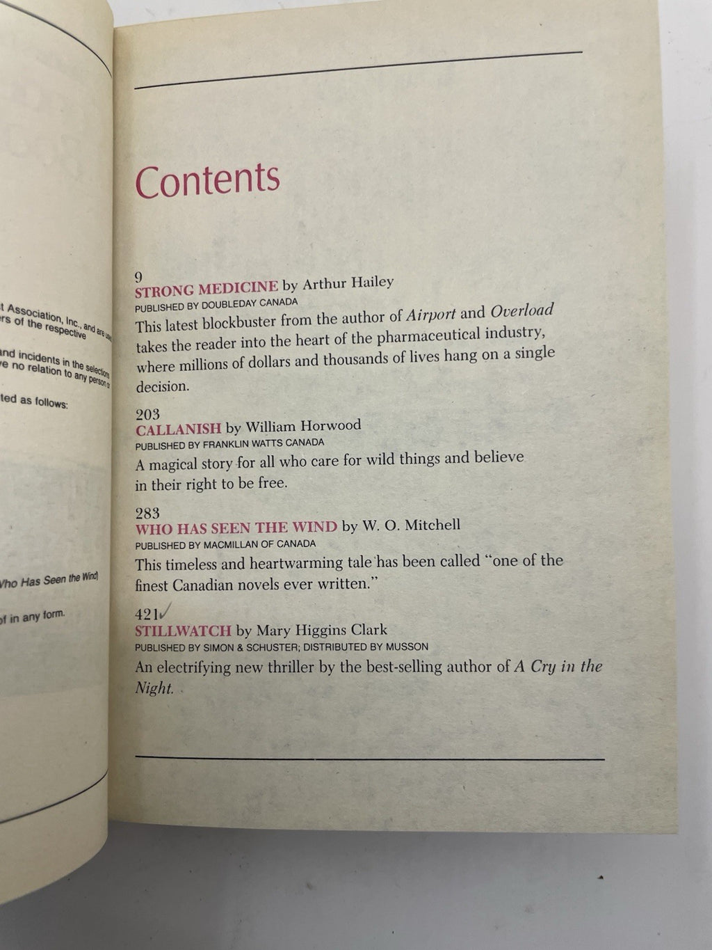 1985 Reader's Digest Condensed 1st Ed HC Leather Gilt Vtg NM Anthology