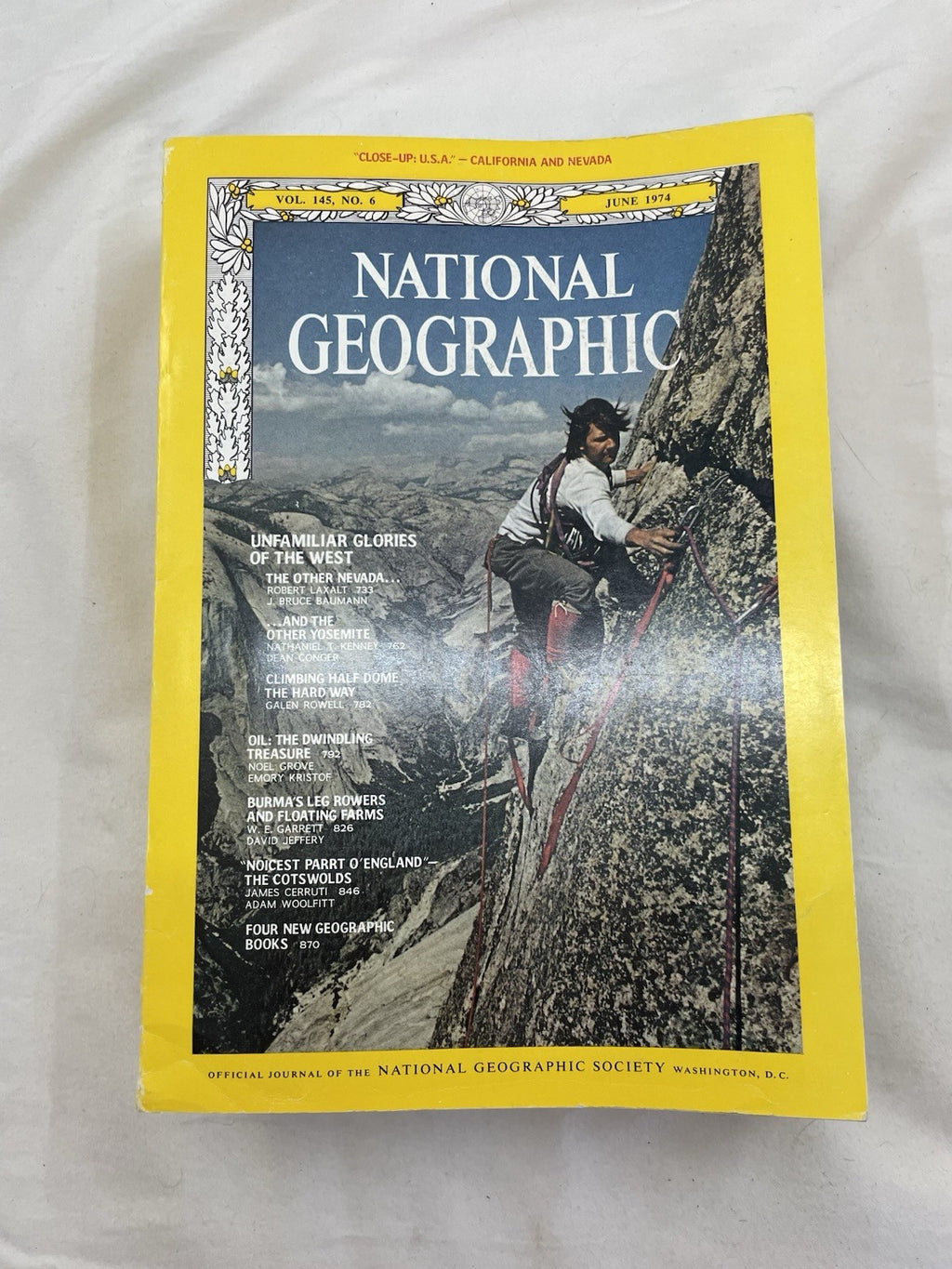 Vintage Nat Geo Jan–Jun 1974 Slipcover Set | Nature, Culture, Earth