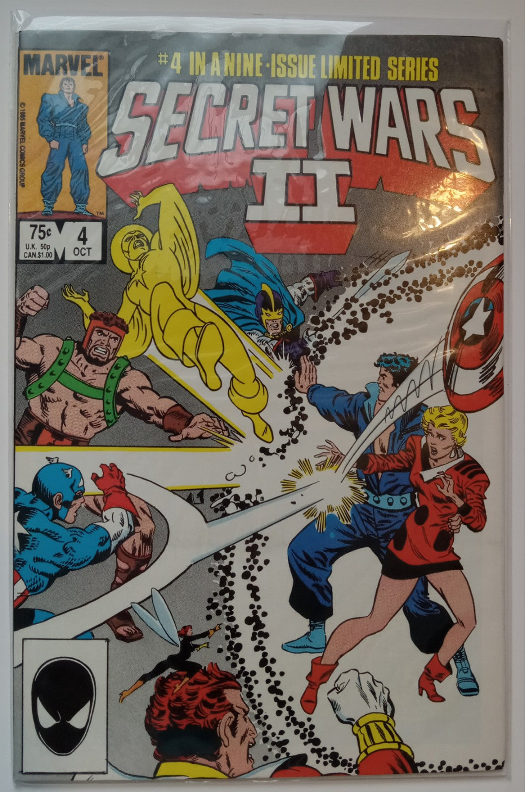 Secret Wars II #4 (1985) 1st App Kurse Bagged/Boarded Marvel Comics Comic Book