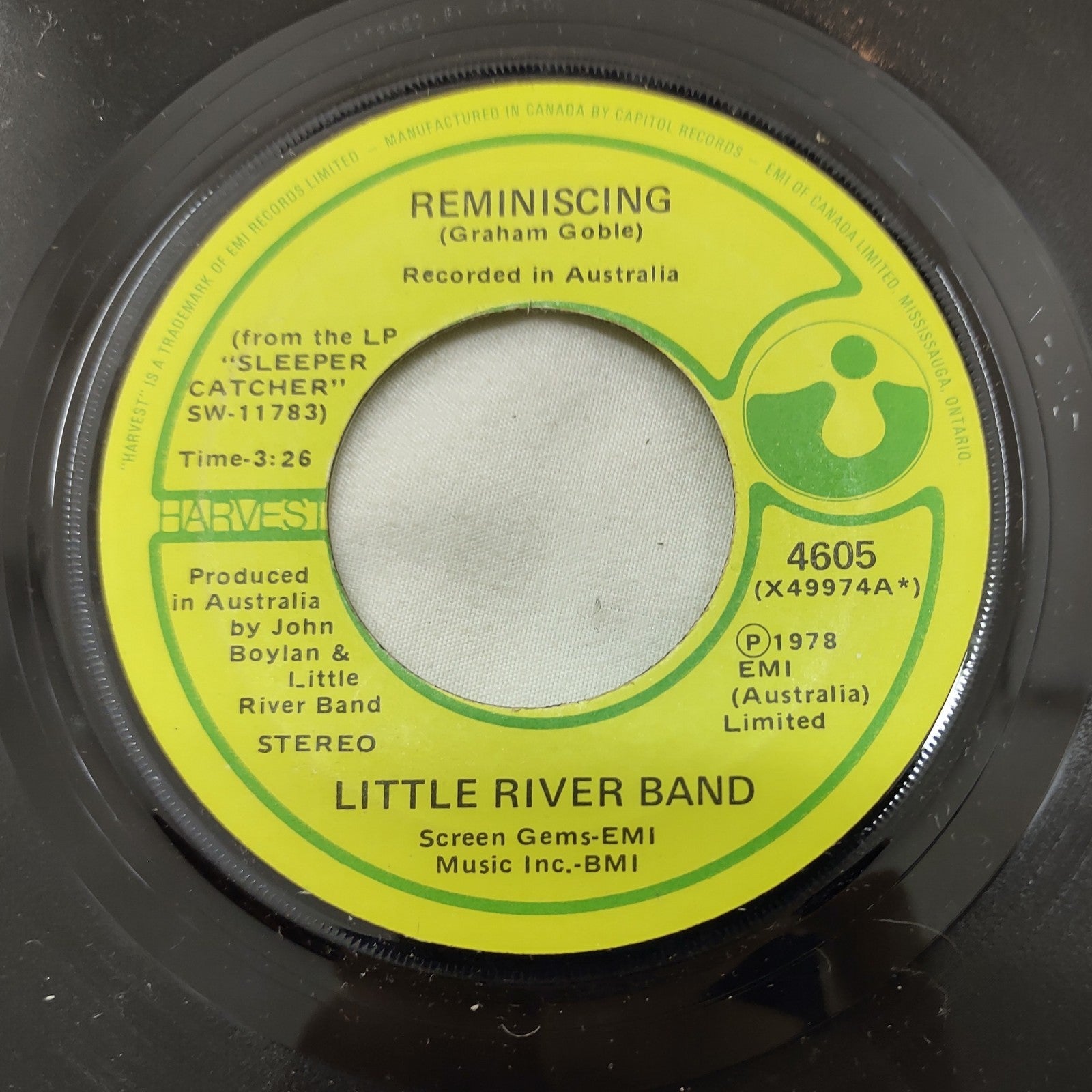 Little River Band – So Many Paths 7” Harvest 4605 Canada 1978