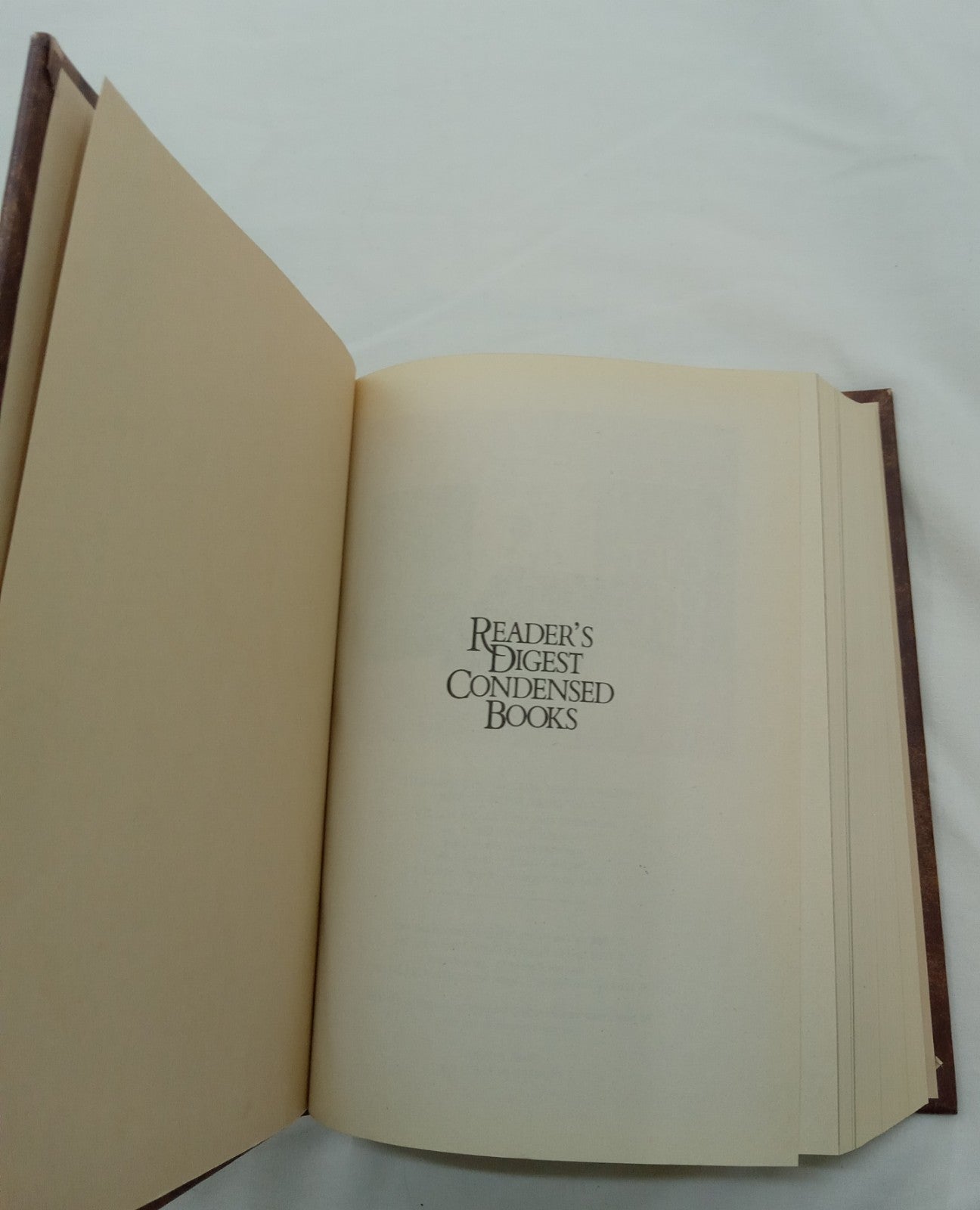 1989 Reader's Digest Condensed 1st Ed HC Leather Gilt Vtg NM Classic