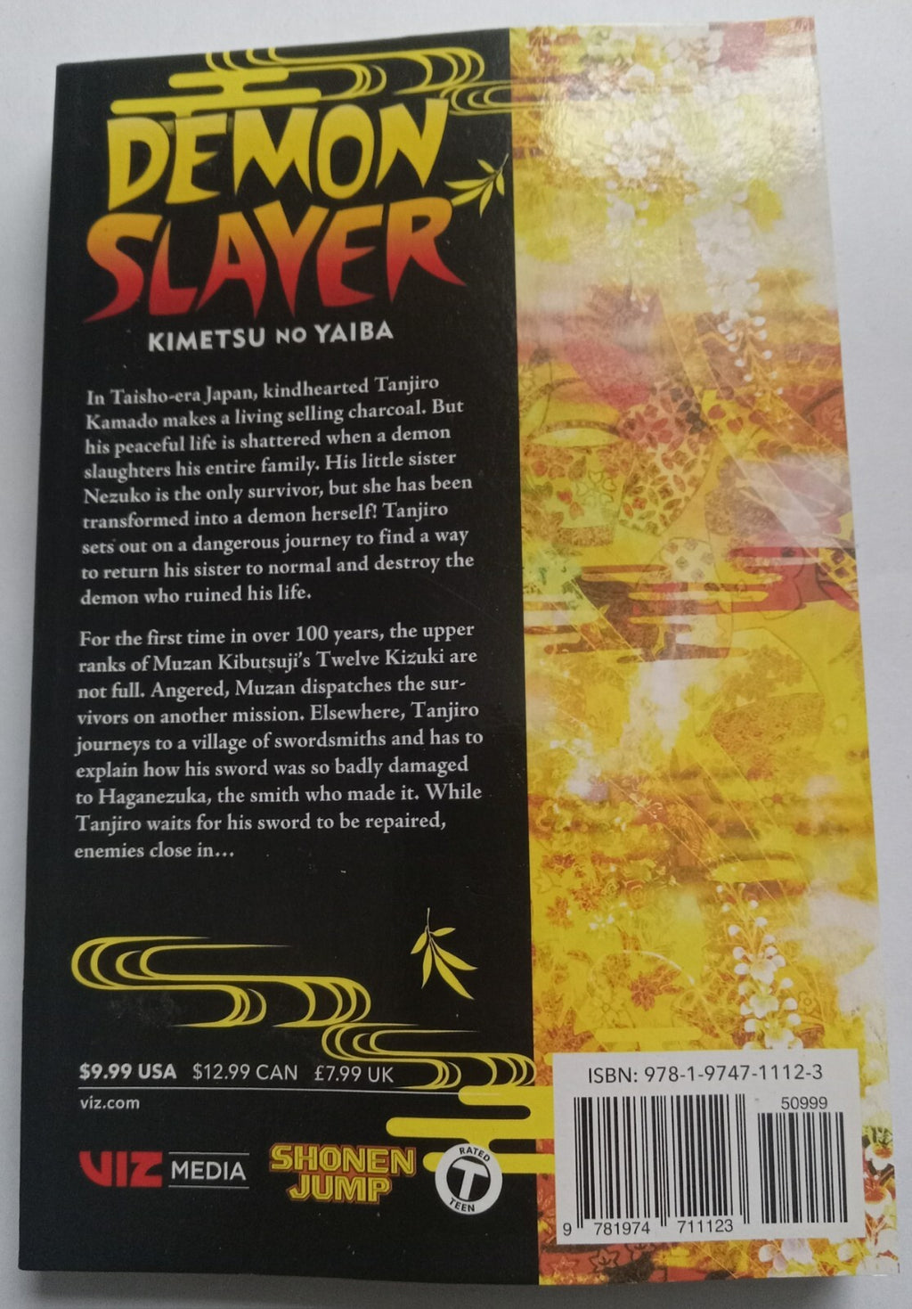 Demon Slayer Vol. 12: Upper Ranks Gather Manga 2019 VG+