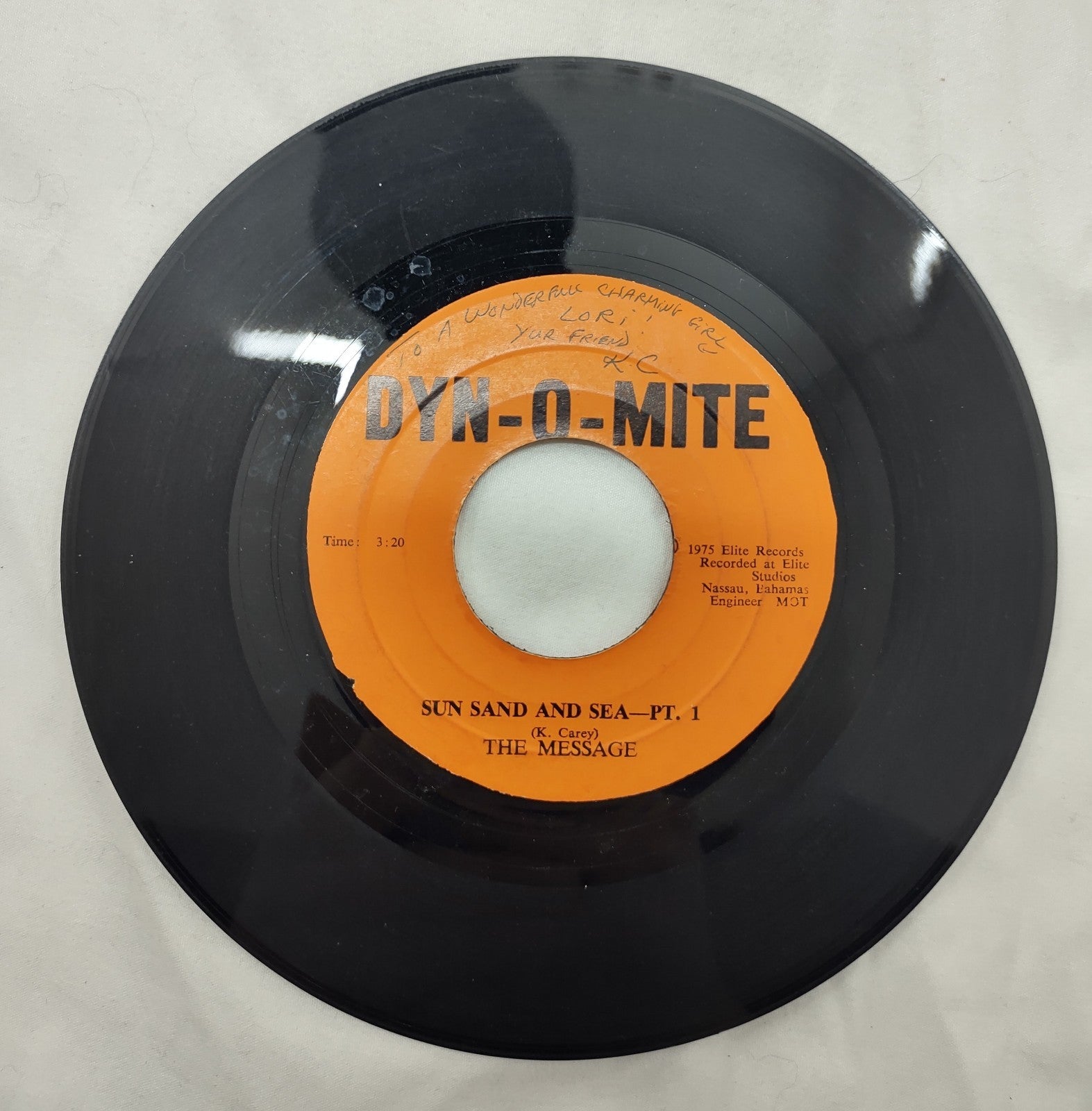 The Message – Sun Sand and Sea Pt 1 7” Dyn-O-Mite 1975