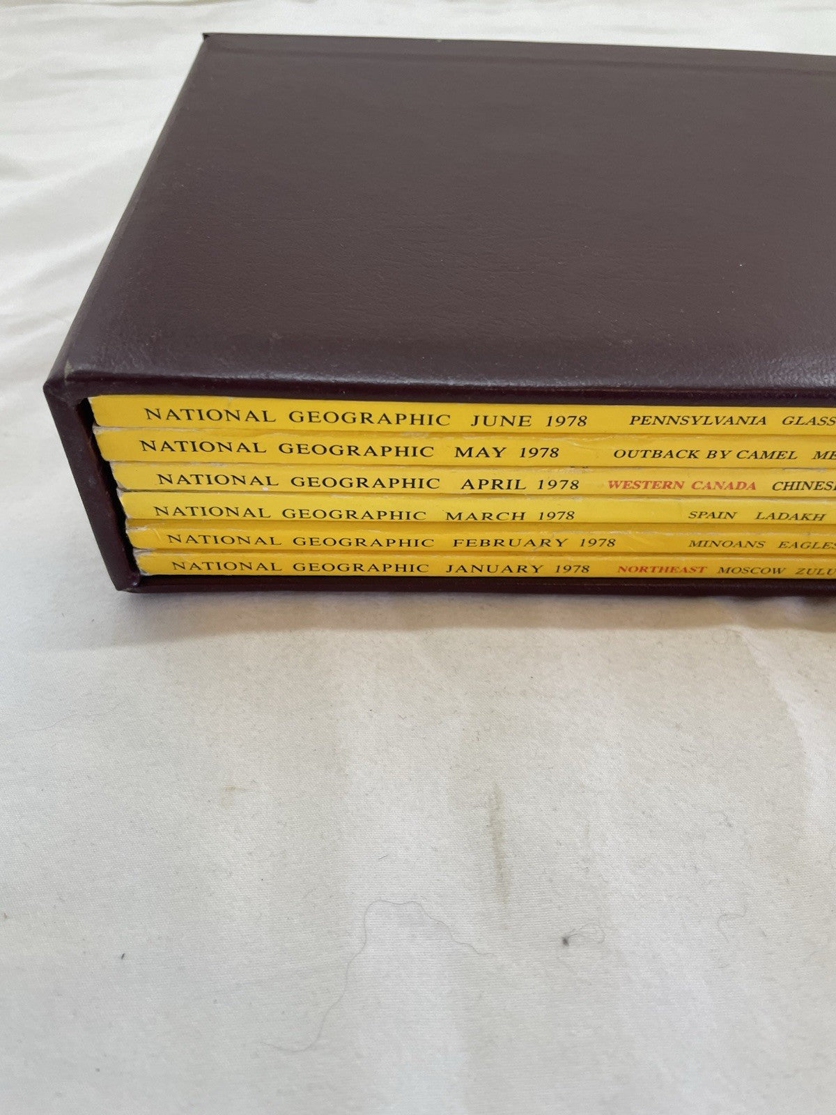Nat Geo Jan–Jun 1978 Slipcover Lot | Wildlife, Adventure, Exploration