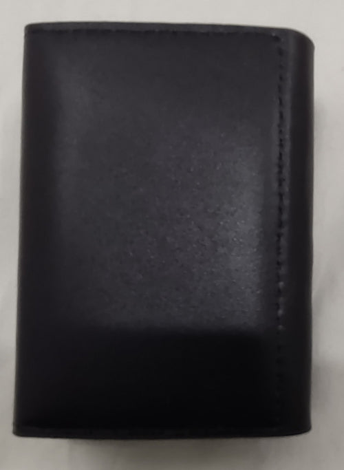 Badge Boys Leather Badge Wallet Black – Police ID Holder NEW