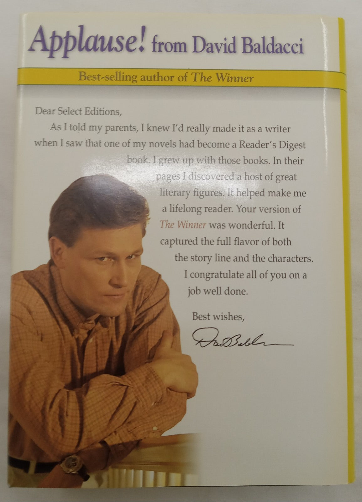 Readers Digest Condensed Books Vol 1 2001 Hardcover w/ Dust Jacket - Near Mint