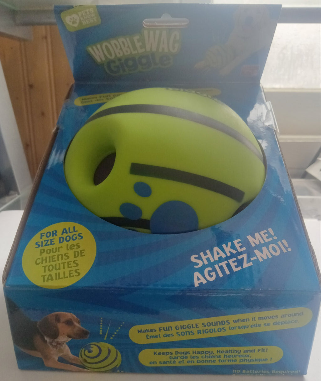 Wobble Wag Giggle Ball – Interactive Dog Toy with Fun Sounds Durable Design
