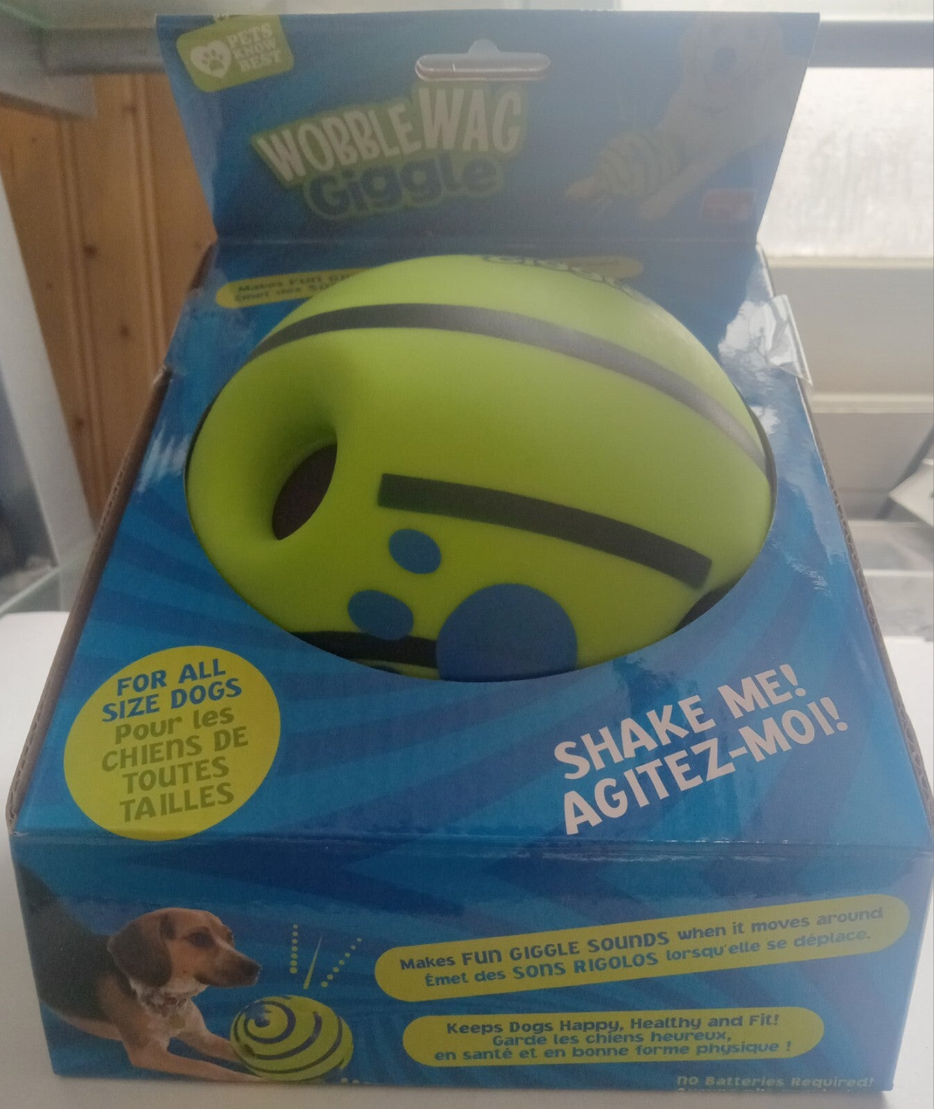 Wobble Wag Giggle Ball – Interactive Dog Toy with Fun Sounds Durable Design