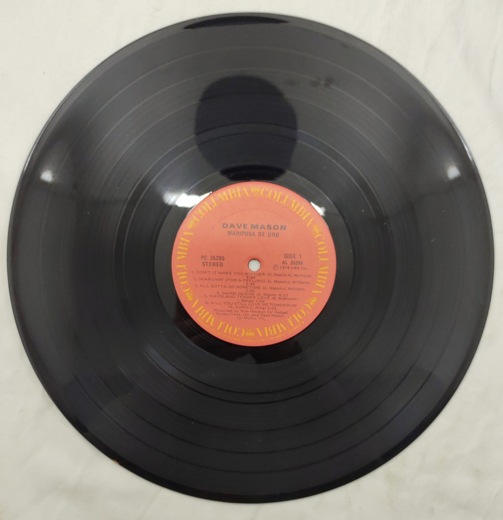 Dave Mason – Mariposa De Oro LP Columbia PC 35285 1978 Rock Folk