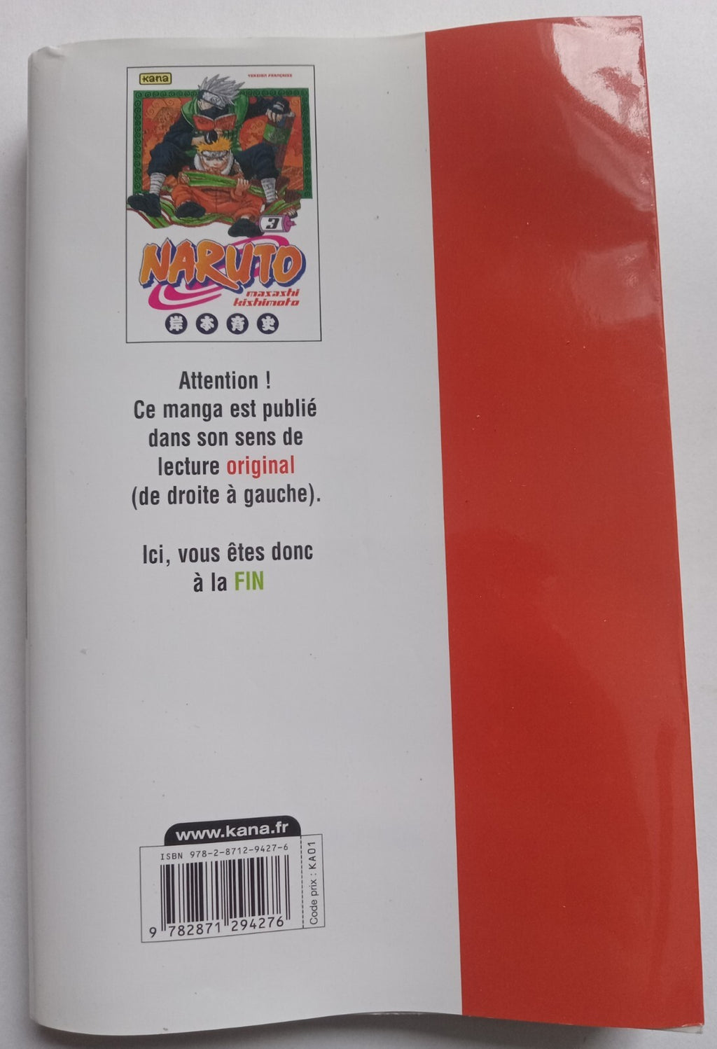 Naruto Tome 3 Masashi Kishimoto 2002 VG+