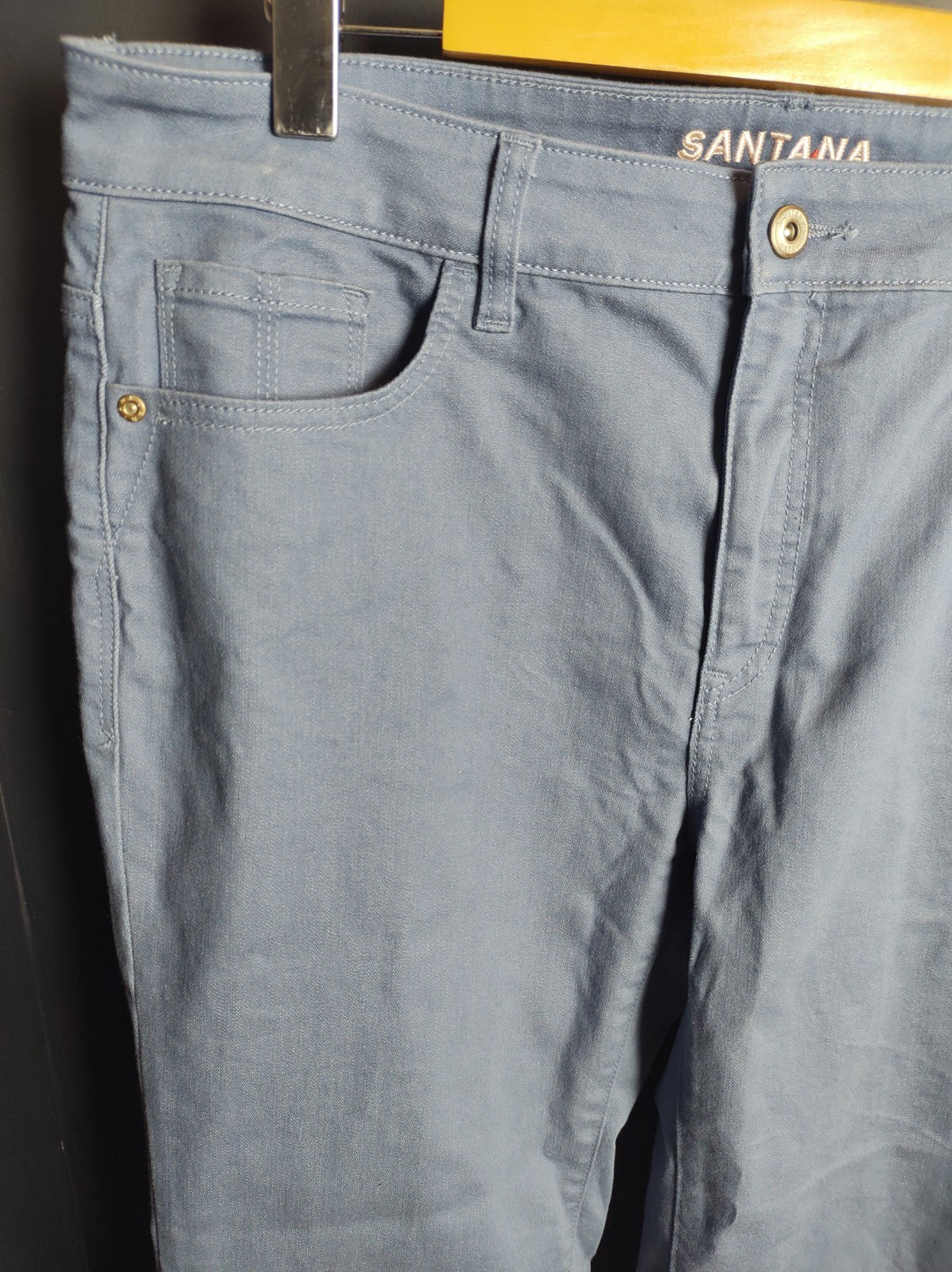 Santana Jeans Women’s Size 16 White New Without Tags Classic Fit Denim