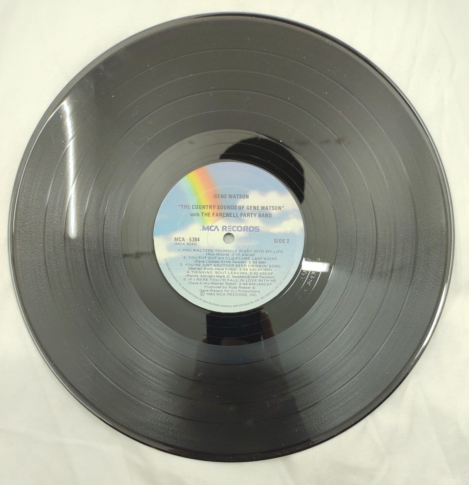 Gene Watson – Sometimes I Get Lucky LP 1983 MCA-5384 VG