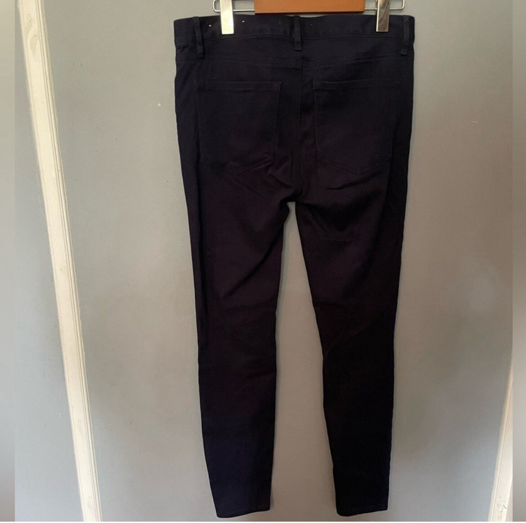 LOFT Navy Suede Pull-On Skinny Pants Women's Size 6 Leggings Dressy