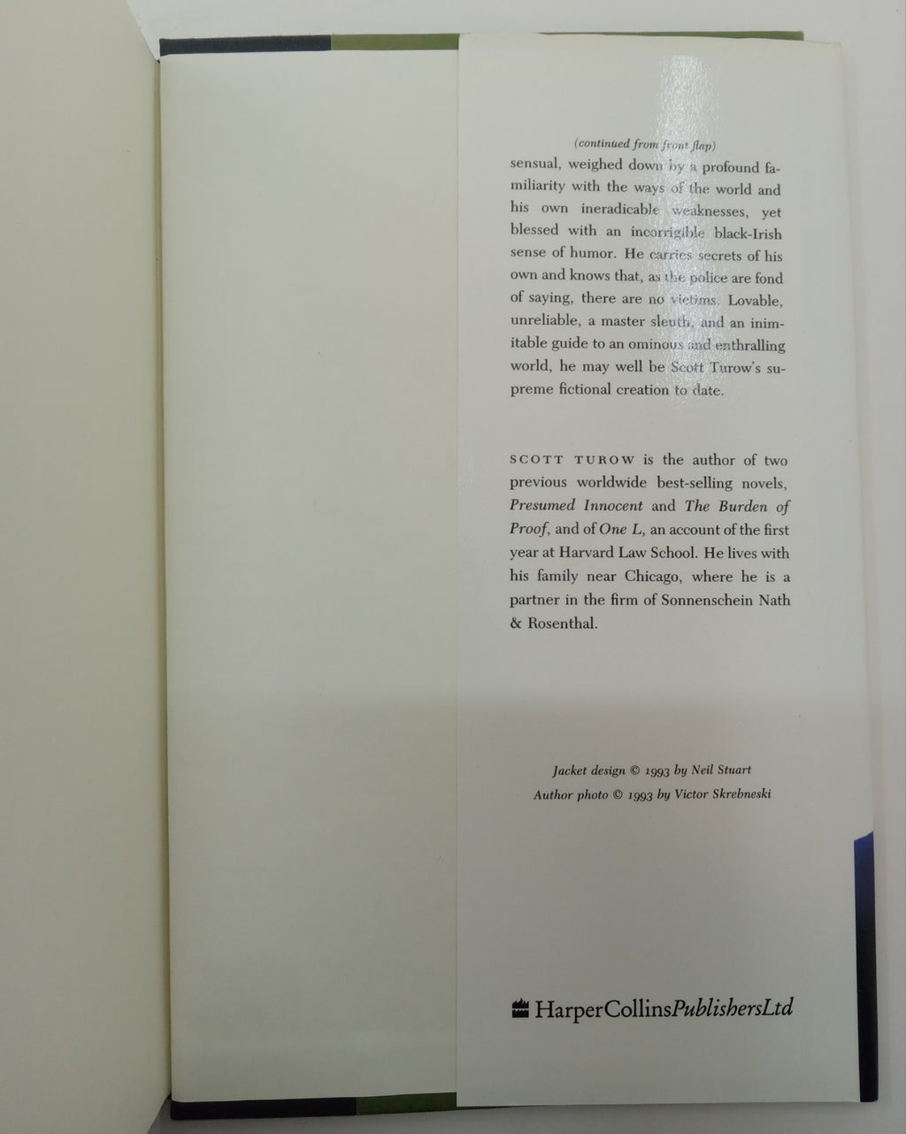 Pleading Guilty by Scott Turow – VG+ Legal Thriller Hardcover with DJ