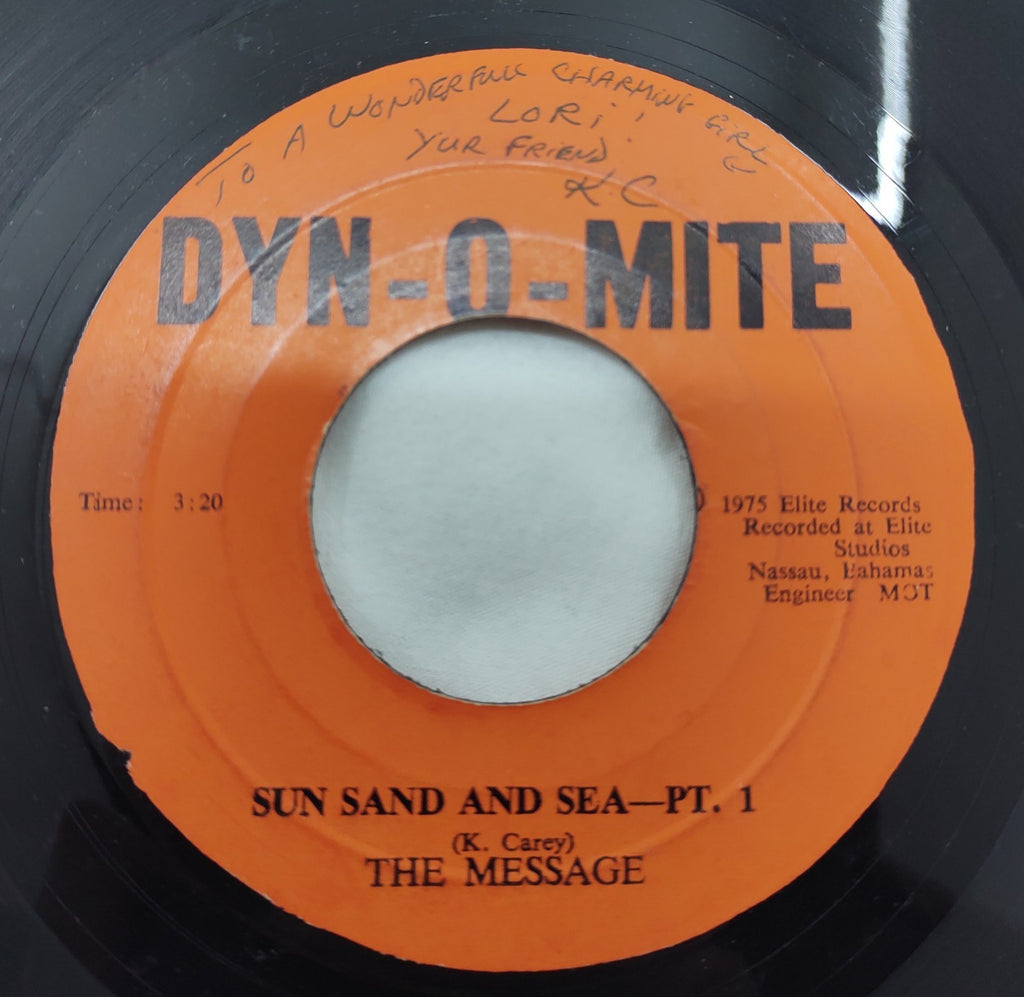 The Message – Sun Sand and Sea Pt 1 7” Dyn-O-Mite 1975