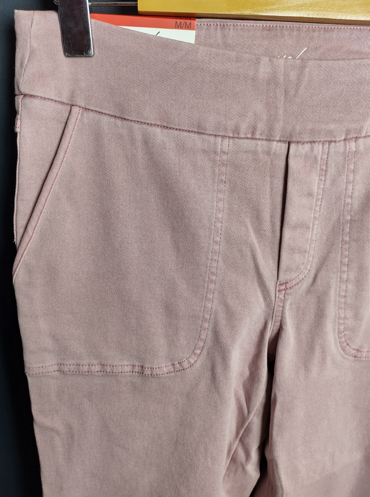 UP! Pink Pull On Crop Pants NWT Women’s Stretch Comfort Casual Trousers