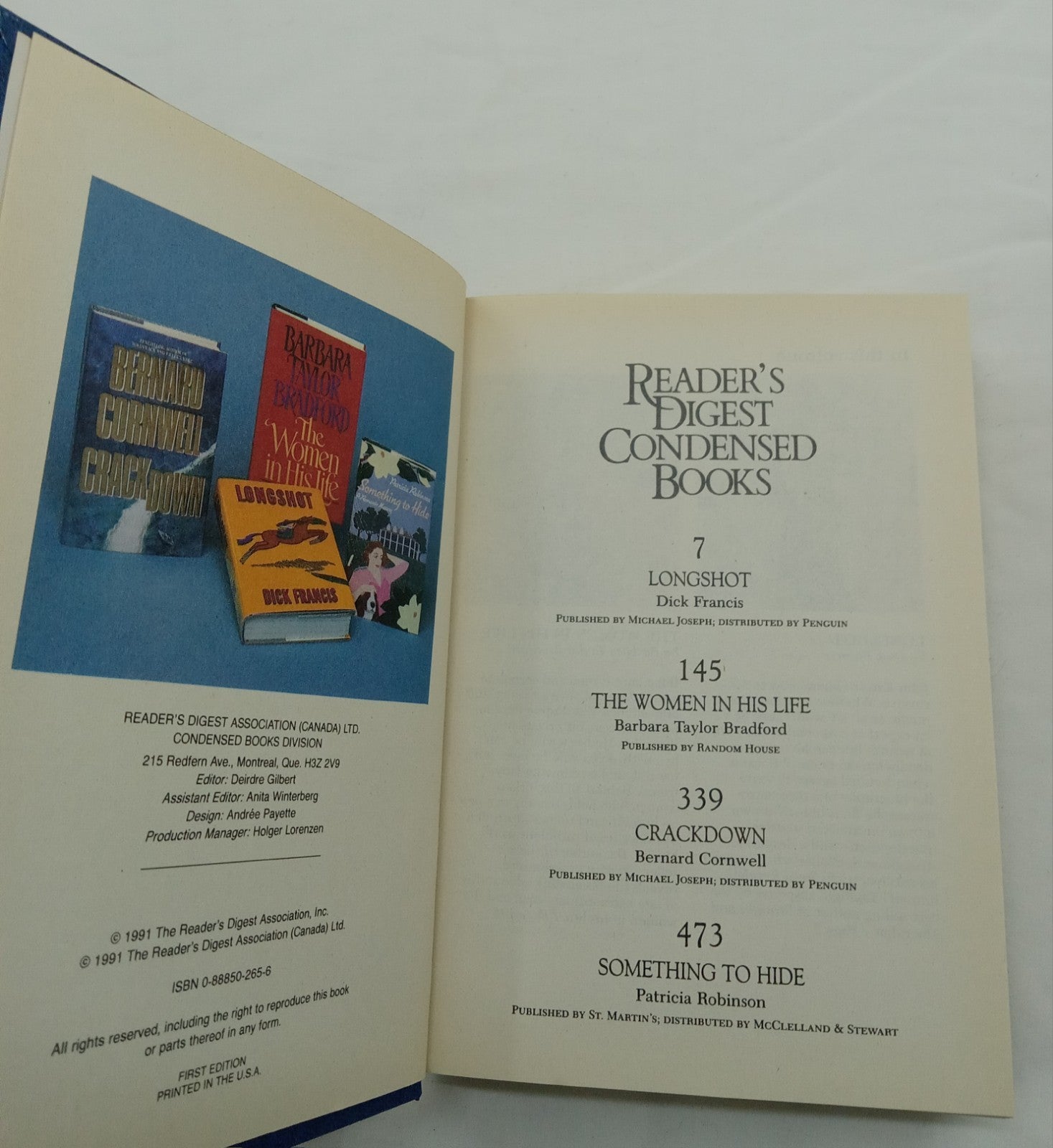 RD Sel Ed HC Vol 1 1991 | Vtg 1st Ed Leather Gilt NM Condensed Anthology