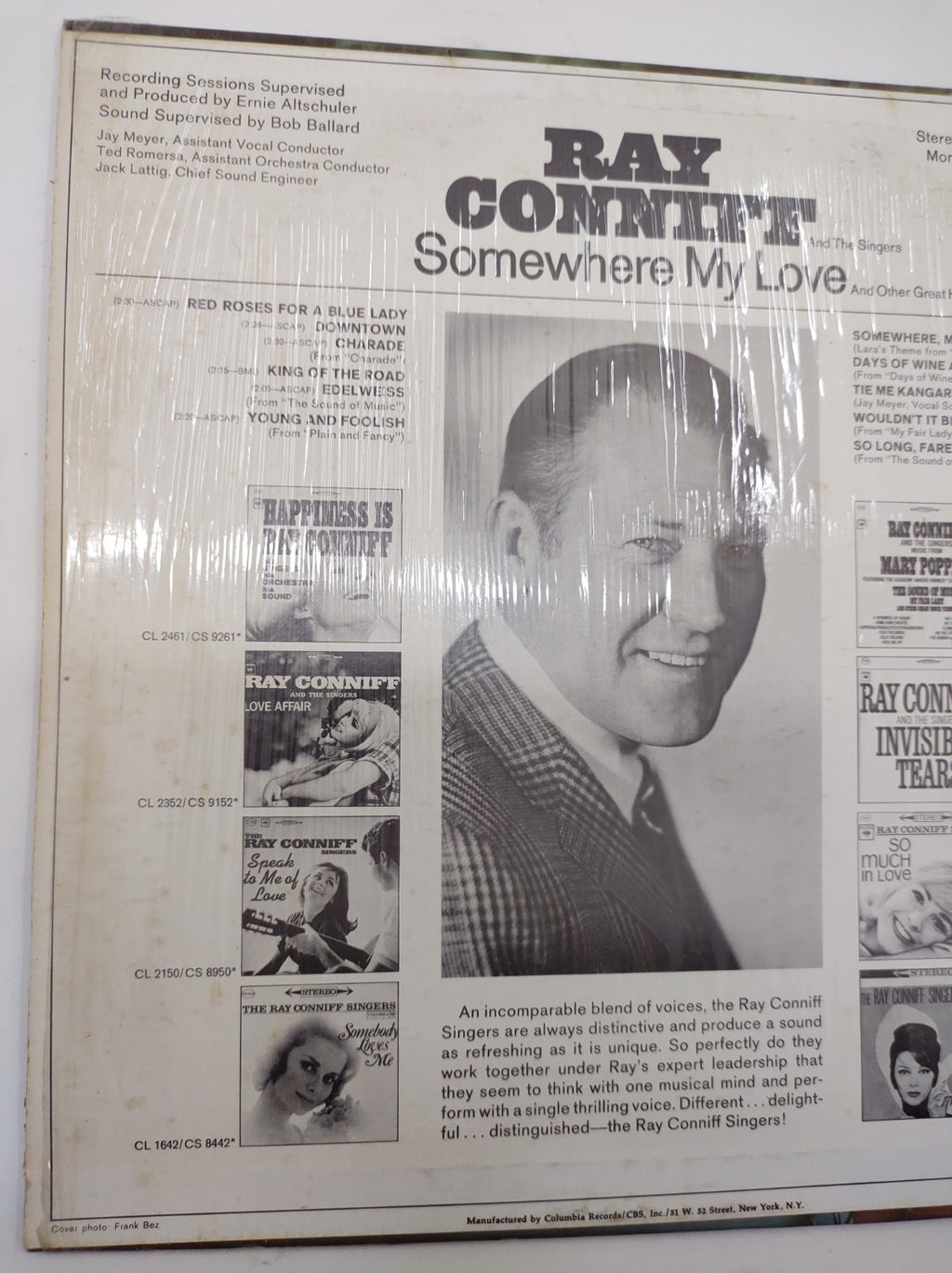 Somewhere My Love And Other Great Hits by Ray Conniff And The Singers