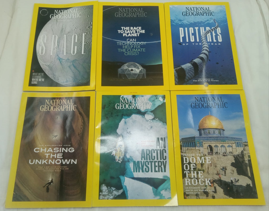 Nat Geo Magazines With Slipcover July To December 2024