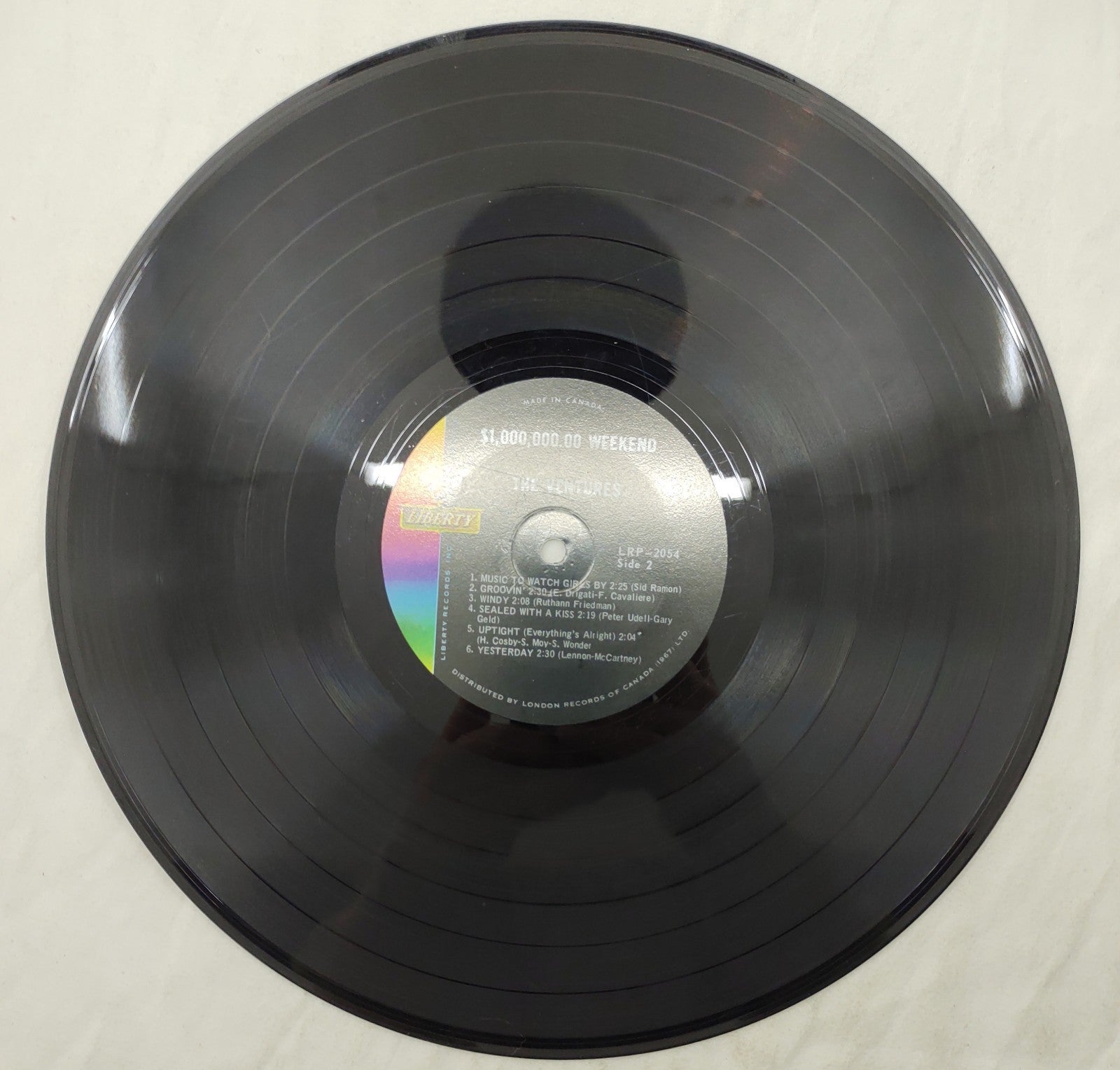 The Ventures – $1,000,000.00 LP Liberty LRP-2054 Canada Surf Rock Stereo