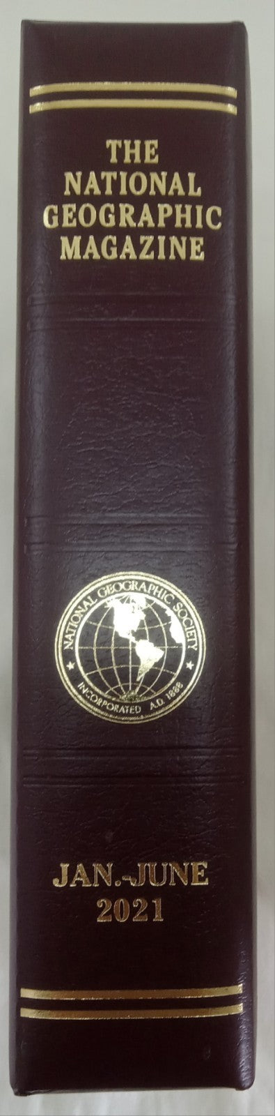 Nat Geo Jan–June 2021 | 6 VG+ Issues in Leatherette Slipcover Case