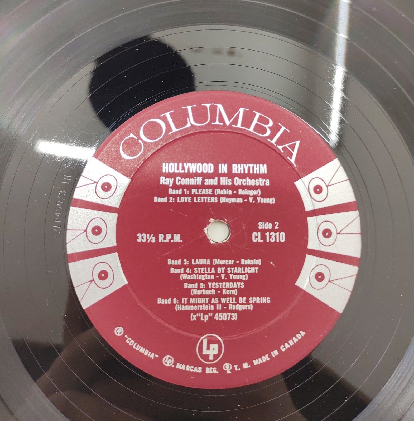 Ray Conniff – Hollywood in Rhythm Mono Vinyl LP Columbia Orchestra 1950s