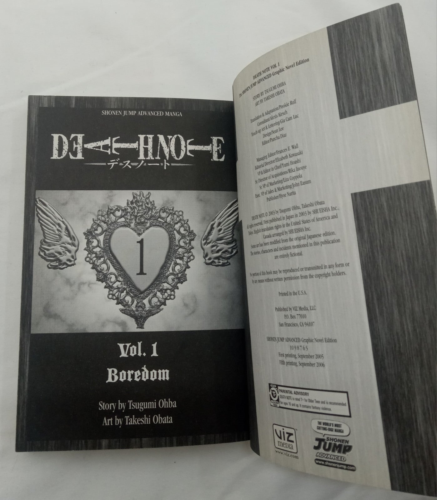 Death Note Manga Set Volumes 1-4 English | Tsugumi Ohba Viz Media Graphic Novel