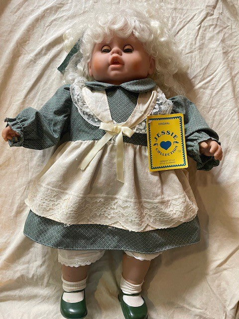 Vintage Original Jessie Doll Handmade Cabbage Patch Style Yarn Hair Plush