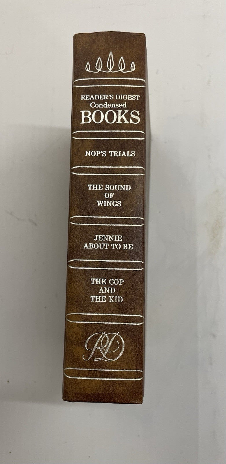 1985 Reader's Digest Condensed 1st Ed HC Leather Gilt Vtg NM Anthology