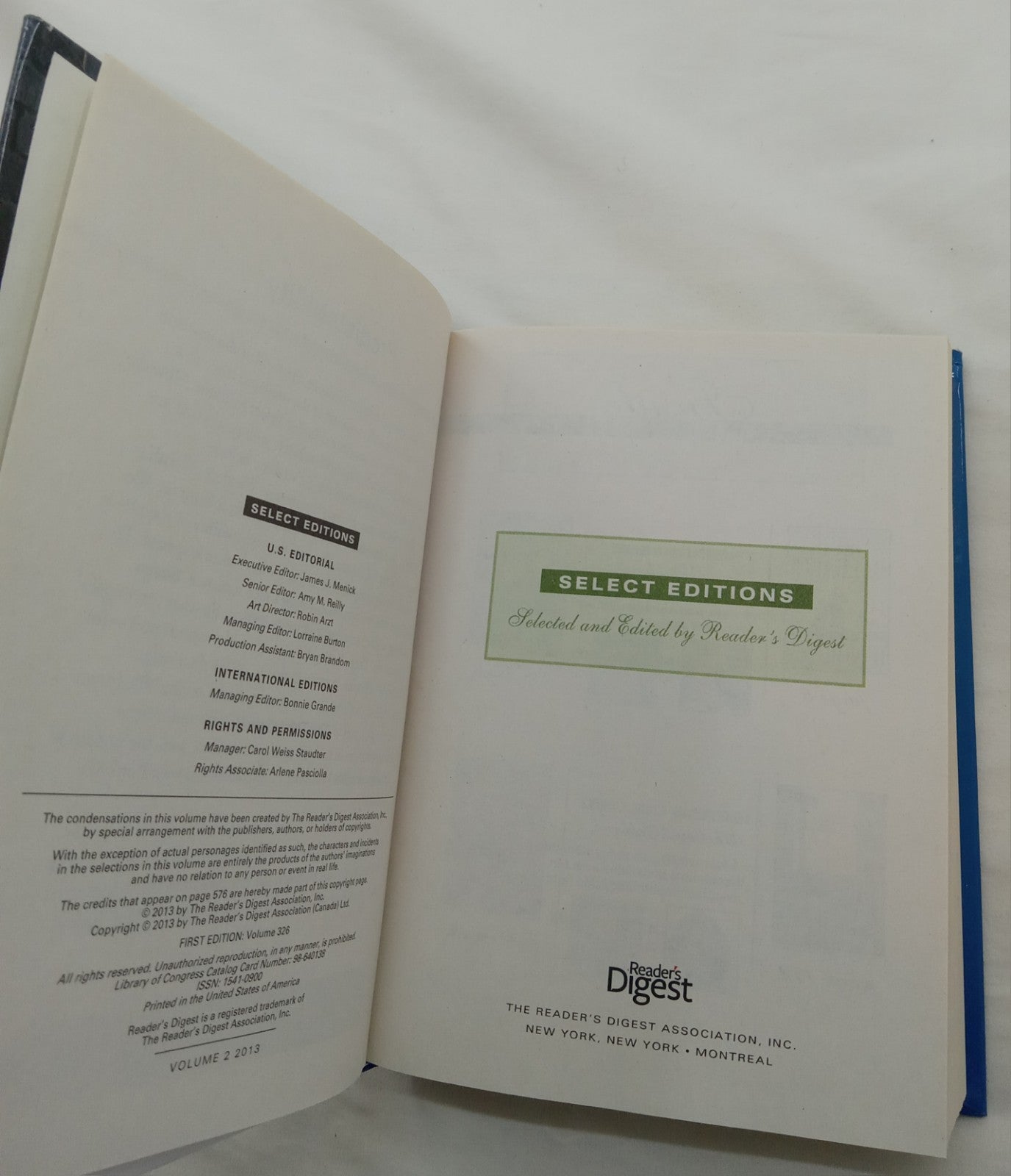 Readers Digest Condensed Books Hardcover With Dust Jacket Vol 3