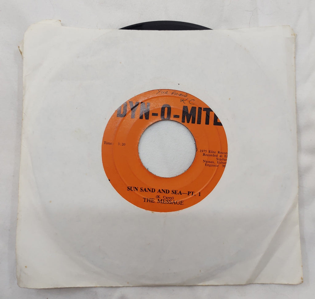 The Message – Sun Sand and Sea Pt 1 7” Dyn-O-Mite 1975