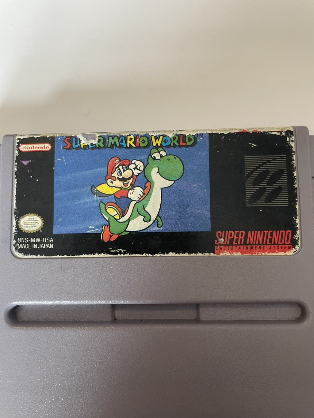 Super Mario World SNES Cartridge (1991) – Authentic Game Cartridge No Box