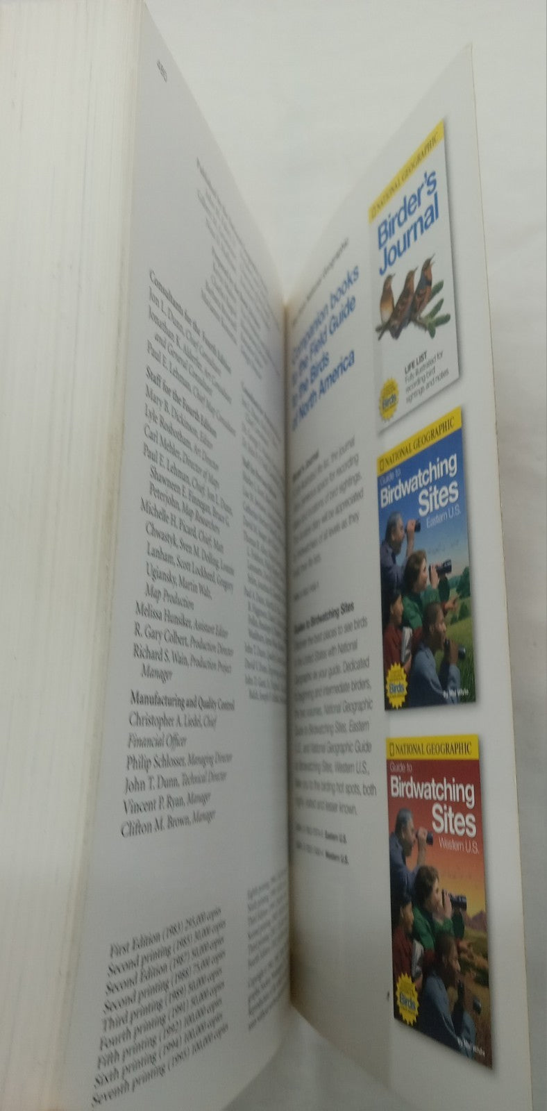 National Geographic Bird Of North America Field Guide Bird Watching Manual