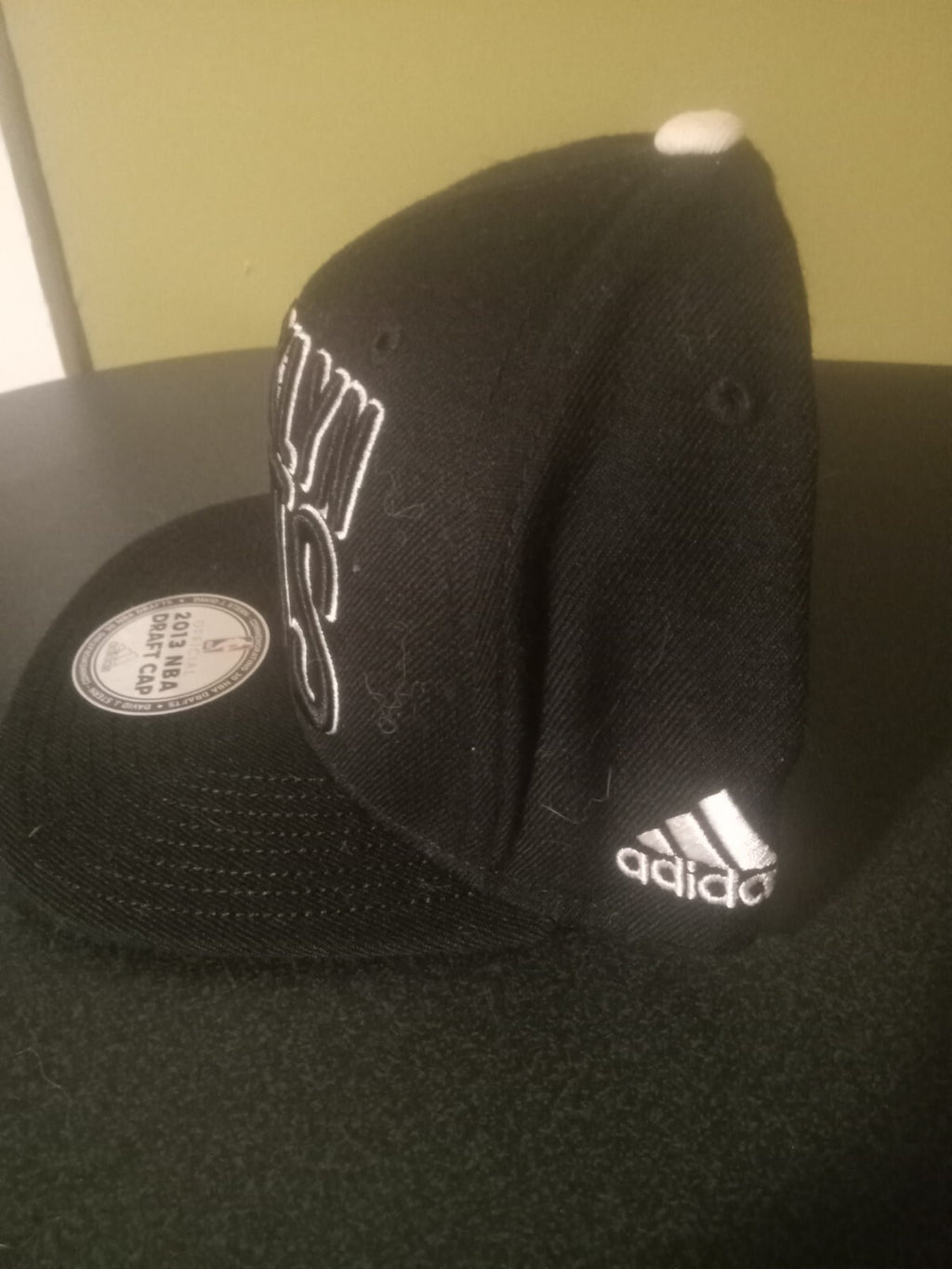 Adidas Brooklyn Nets 2013 NBA Draft Snapback Hat – Flat Bill – Black