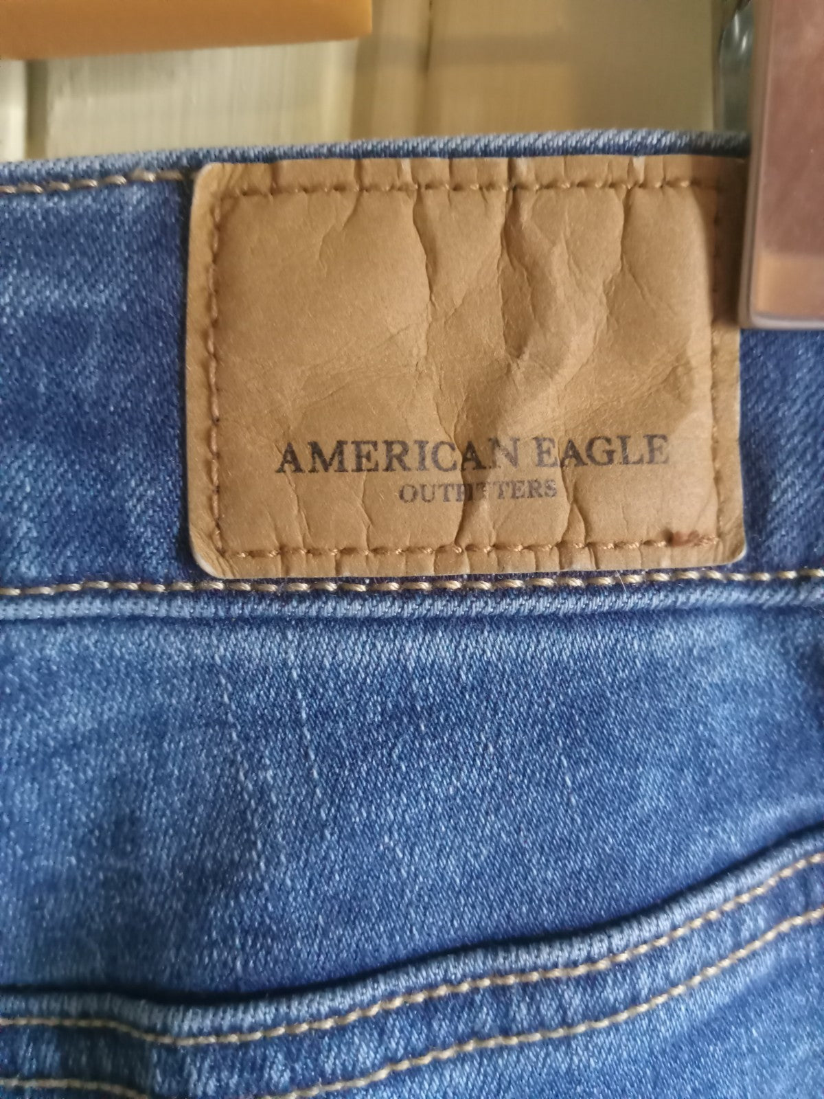 American Eagle Super Stretch Jeans – Women's Size 12, Dark Wash Denim