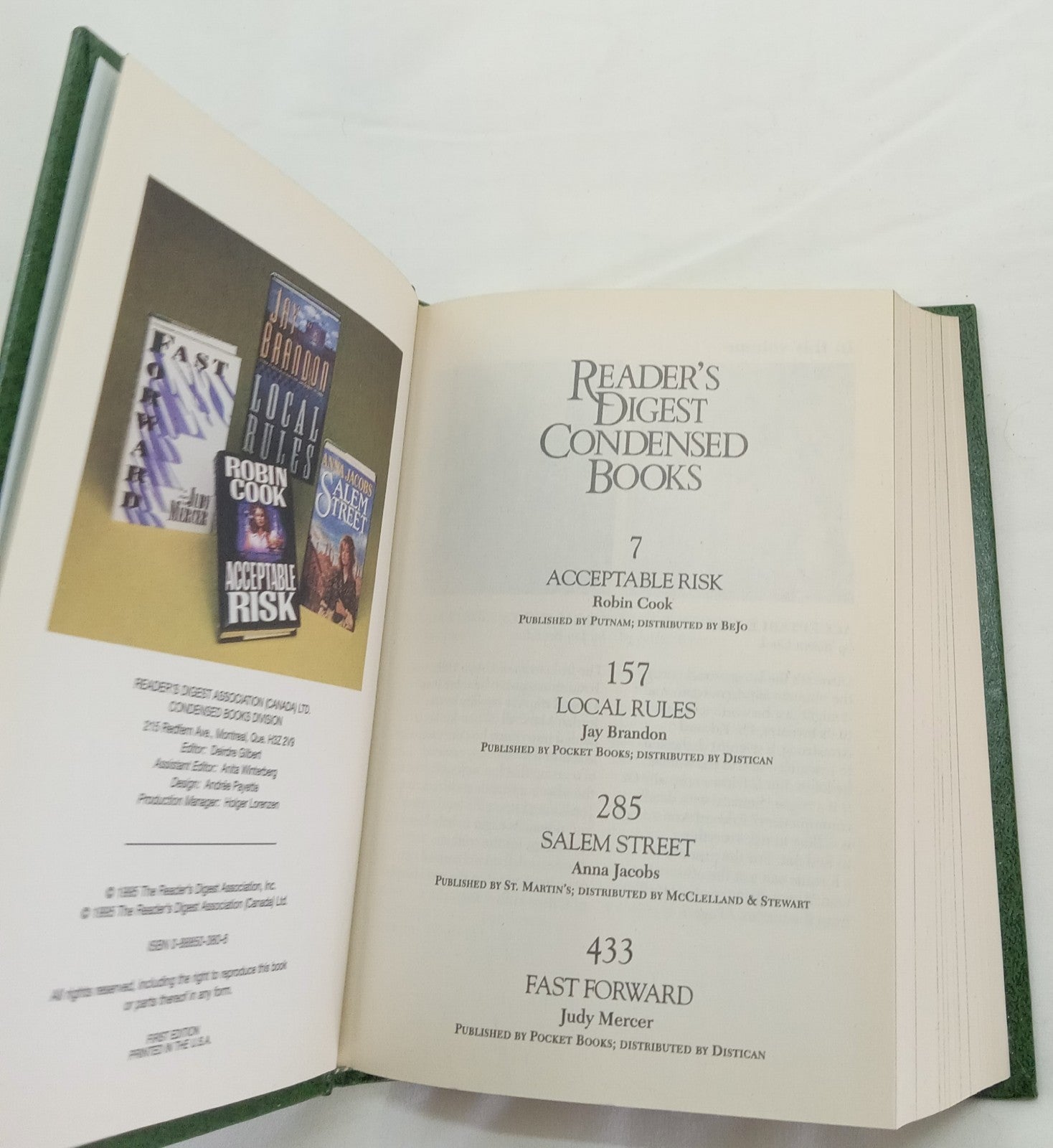 Reader's Digest Condensed Books 1995 | Leather Bound HC w/ Gilt Edges NM