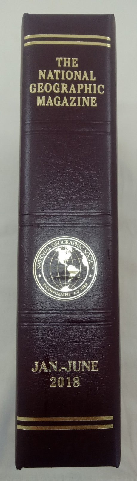 National Geographic Magazine Set With Slipcover Case Jan-June 2018