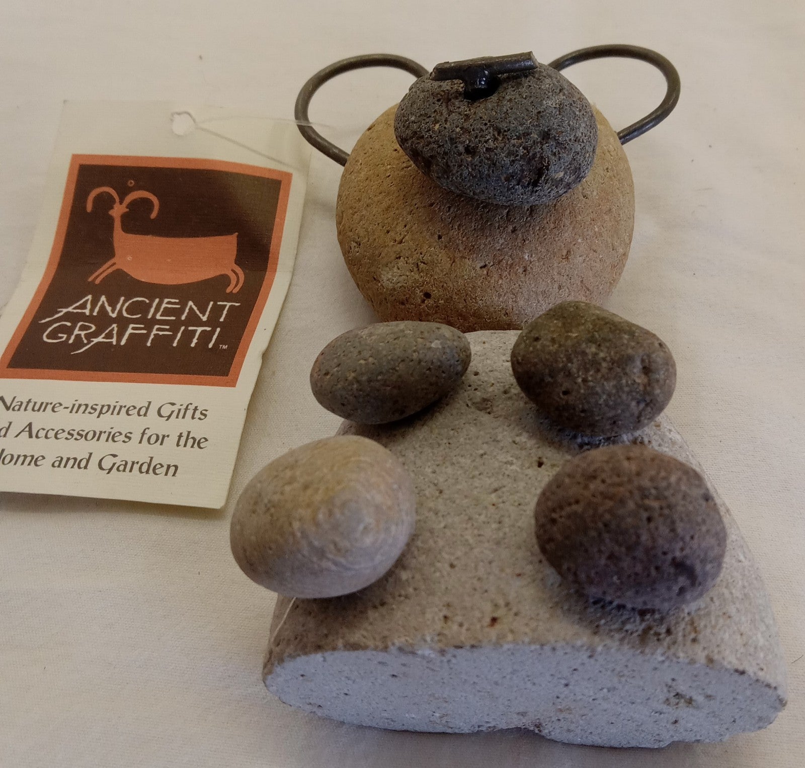 Rock Bear Art Statue – Handcrafted Stone Sculpture for Unique Home Decor