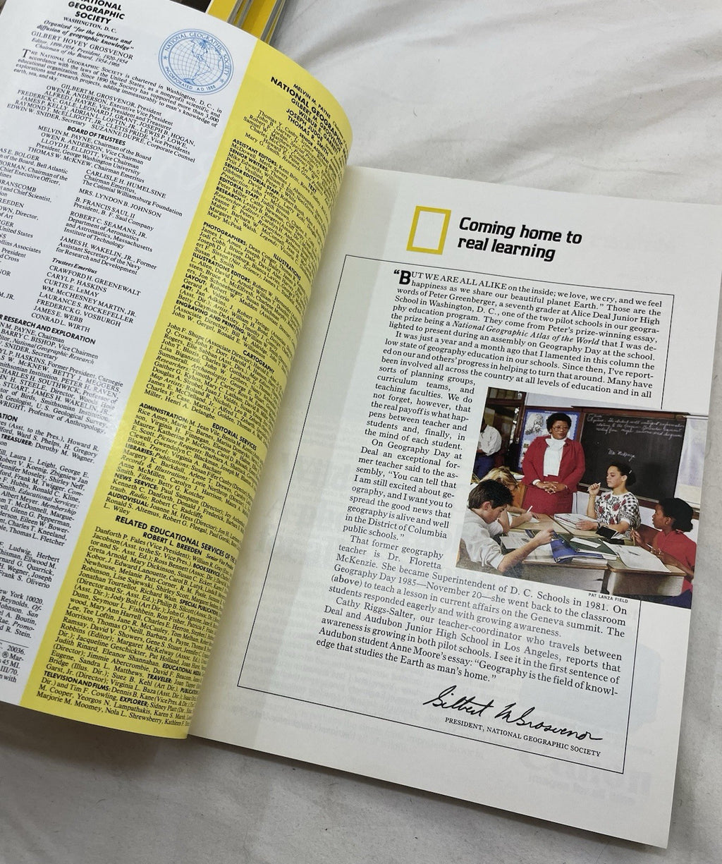Vintage Nat Geo Lot Jul–Dec 1986 w/ Slipcover | Travel, Discovery Set