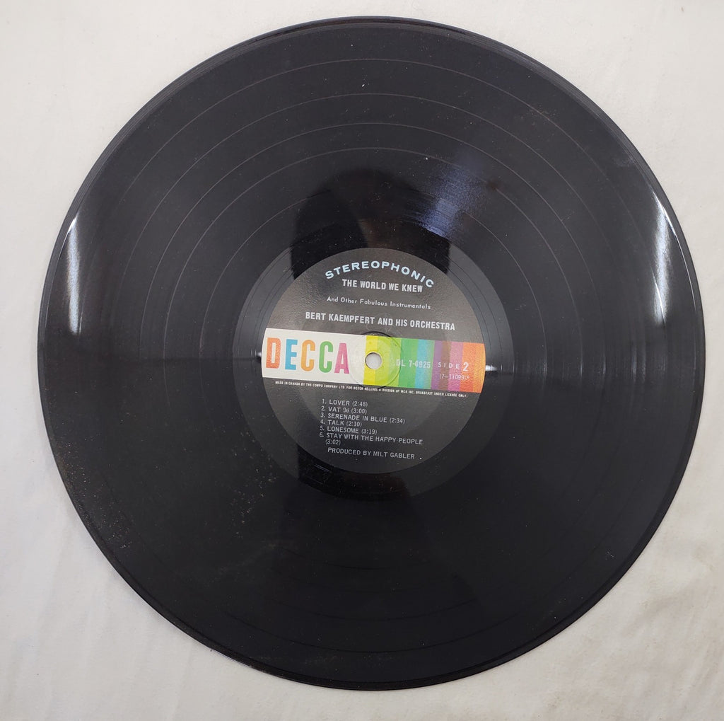 Bert Kaempfert – The World We Knew LP Stereo Decca Rainbow DL-4925 Canada
