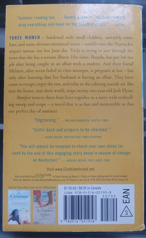 Barefoot by Elin Hilderbrand PB Summer Beach Read Women’s Fiction