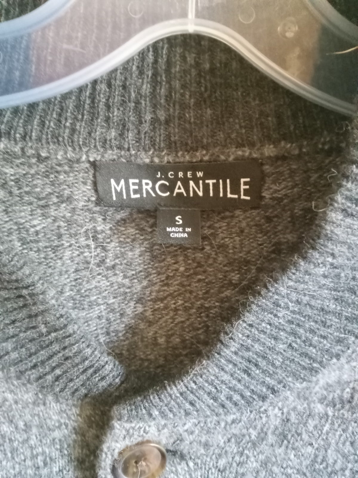 J. Crew Mercantile 100% Lambswool Sweater – Men's S, Classic Knit
